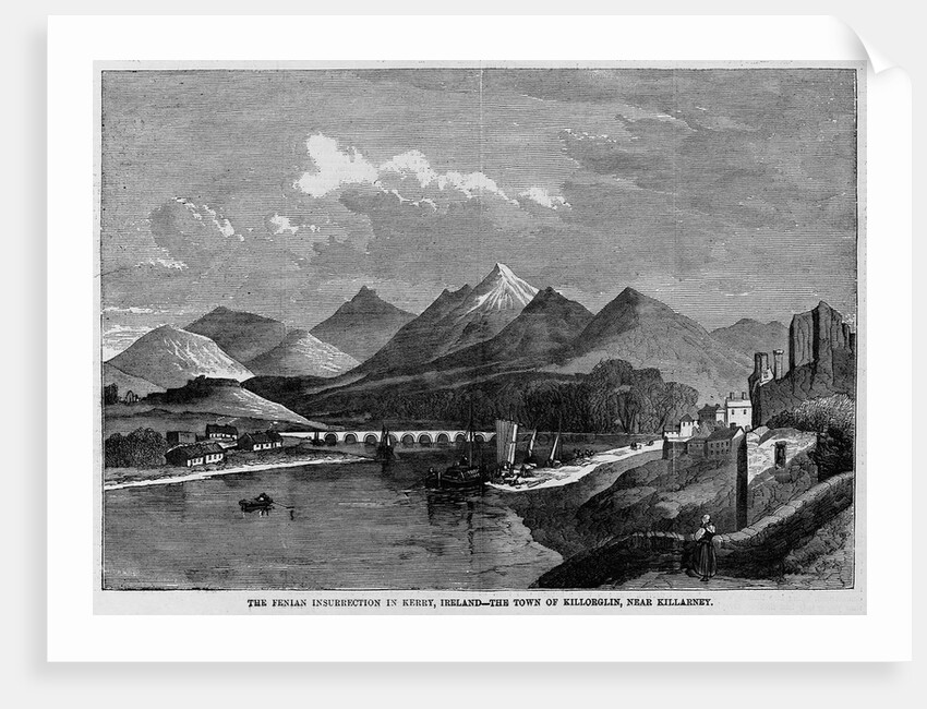 The fenian insurrection in Kerry, Ireland - the town of Killorglin, near Killarney by Anonymous