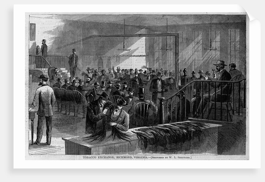 Tobacco exchange, Richmond, Virginia by W. L. Sheppard