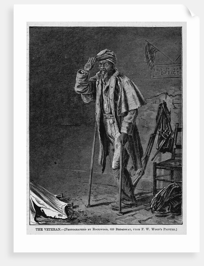 The veteran. Photographed by Rockwood, 839 Broadway, from F. W. Wood's picture by Anonymous