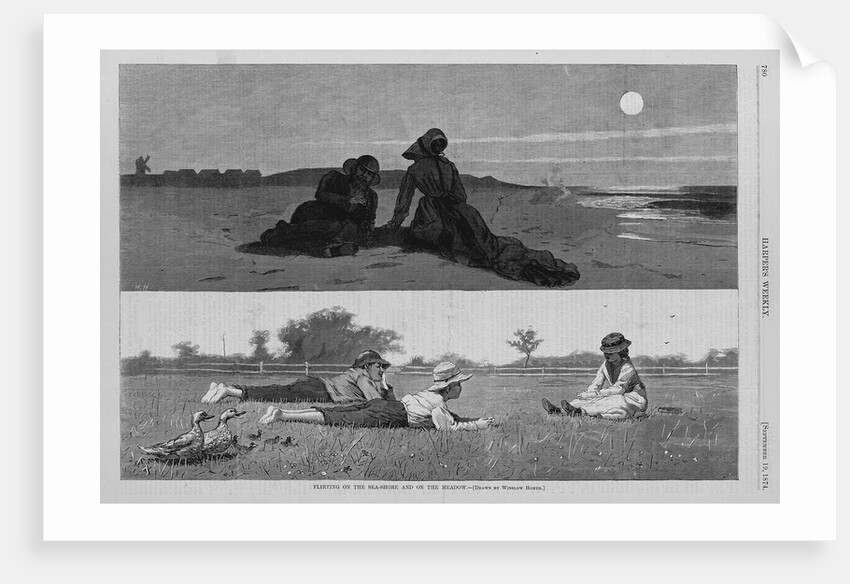 Flirting on the Sea-Shore and on the Meadow by Anonymous