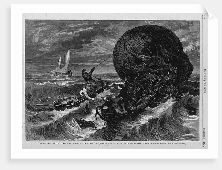 The Perilous Baloon Voyage of Monsieur and Madame Durouf-The Rescue in the North Sea by Anonymous