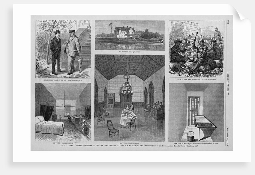 A "Statesman's" Retreat-William M. Tweed's Penitentiary Life on Blackwell's Island by Anonymous