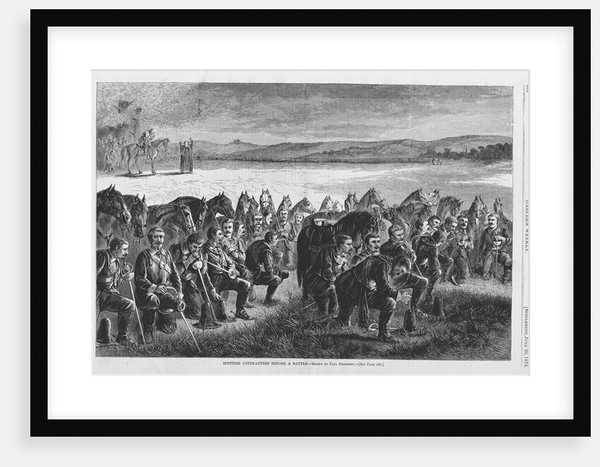 Scottish Covenanters Before a Battle by Anonymous