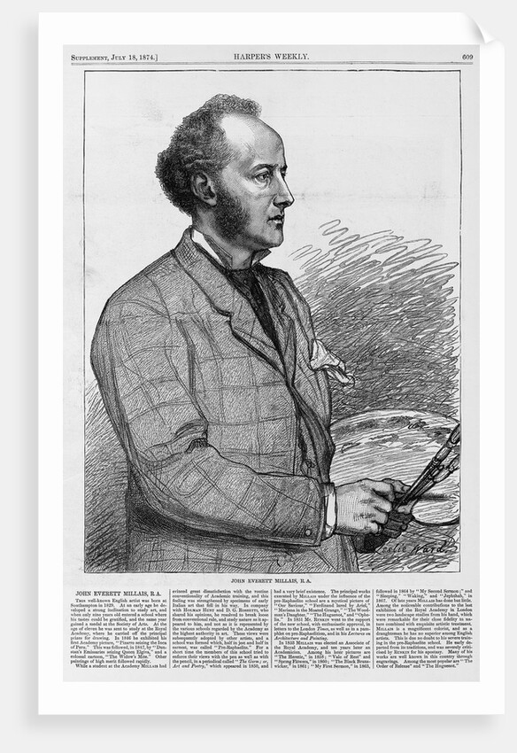 John Everett Millais, R.A by Anonymous