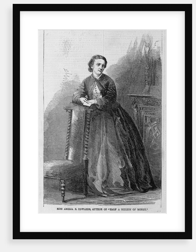 Miss Amelia B. Edwards, Author of "Half a Million of Money." by Anonymous