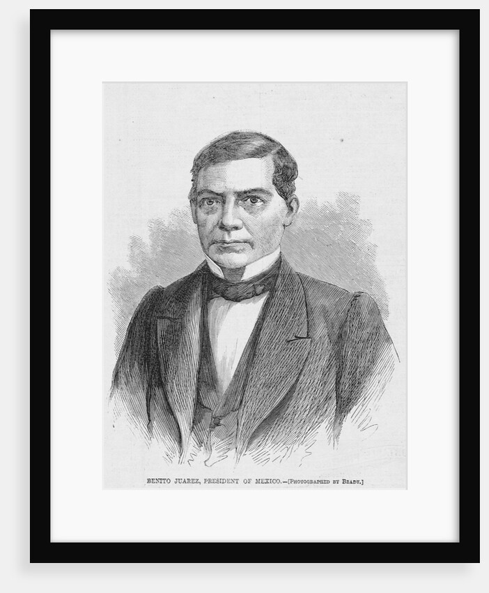 Benito Juarez, President of Mexico by Anonymous