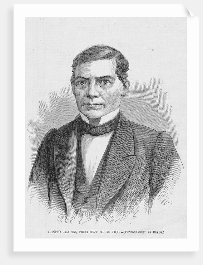 Benito Juarez, President of Mexico by Anonymous