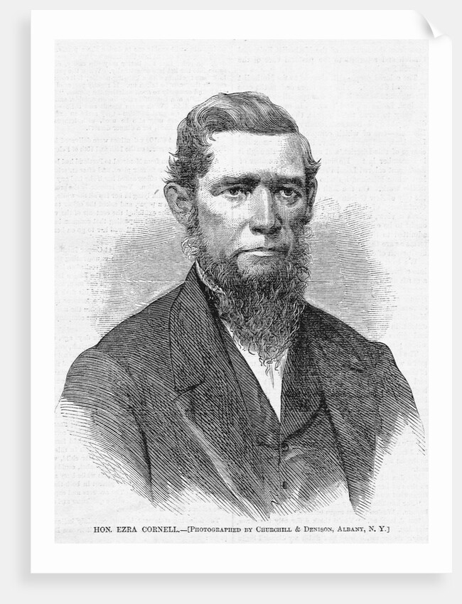 Hon. Ezra Cornell by Anonymous