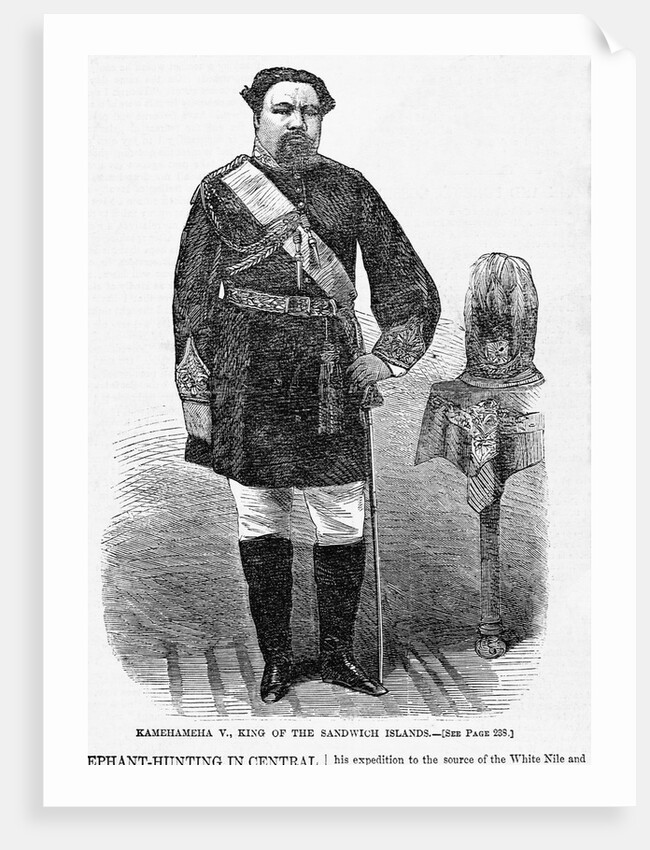 Kamehameha V., King of the Sandwich Islands by Anonymous