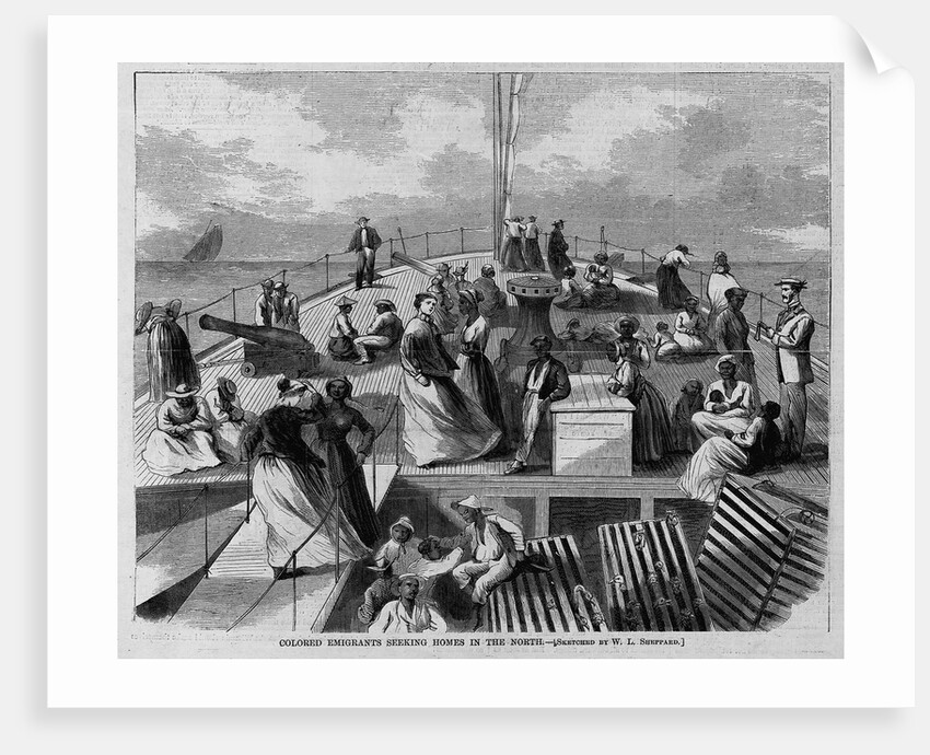 Colored emigrants seeking homes in the north by W. L. Sheppard