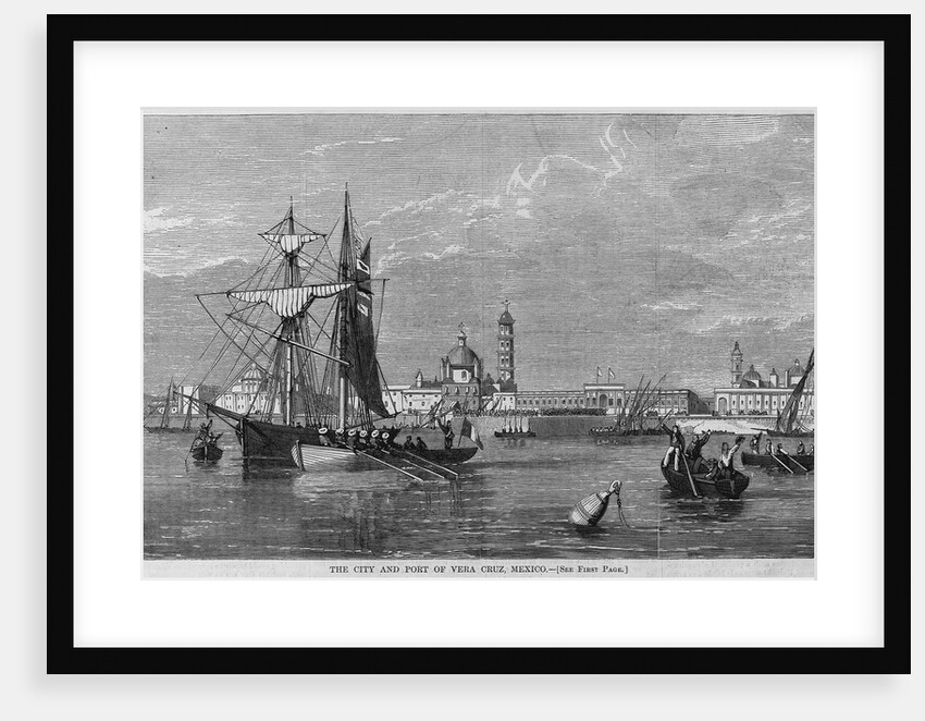 The city and port of Vera Cruz, Mexico. See first page by Anonymous
