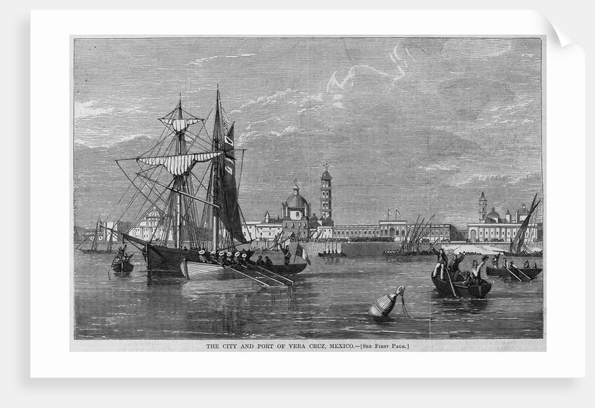 The city and port of Vera Cruz, Mexico. See first page by Anonymous