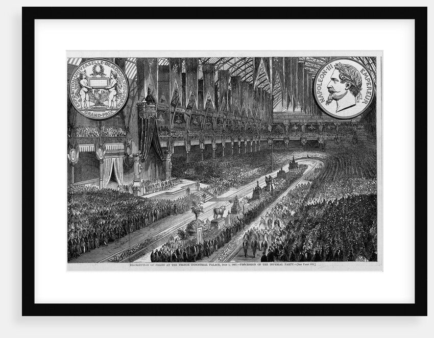 Distribution of prizes at the French Industrial Palace, July 1, 1867 by Anonymous