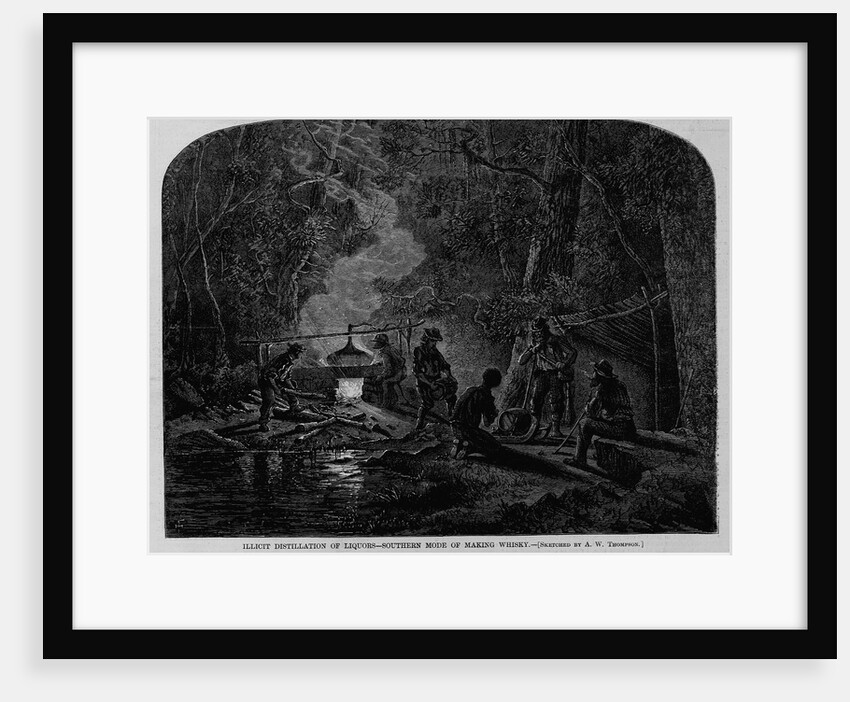 Illicit distillation of liquors - southern mode of making whisky by A. W. Thompson