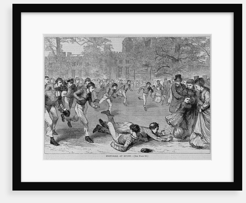 Rugby Game by Anonymous