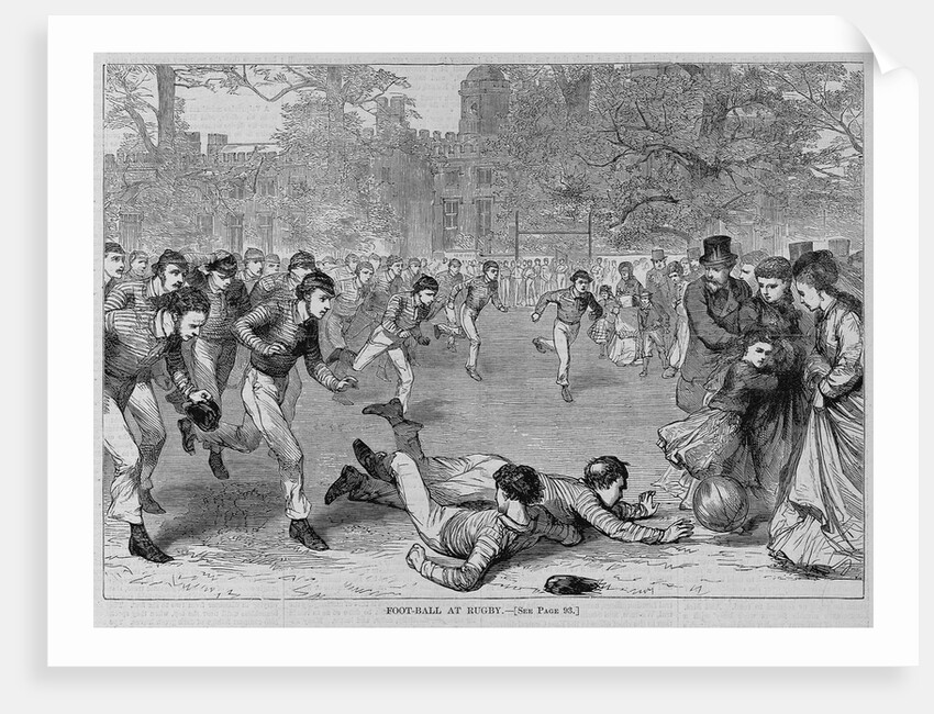 Rugby Game by Anonymous