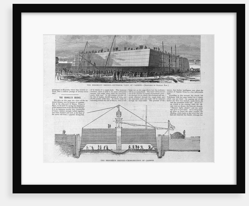 The Brooklyn Bridge by Anonymous