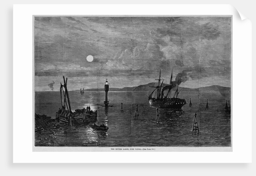 The Bitter Lakes, Suez Canal by Anonymous