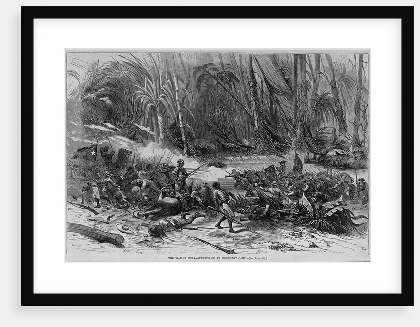 The war in Cuba - surprise of an insurgent camp by Anonymous