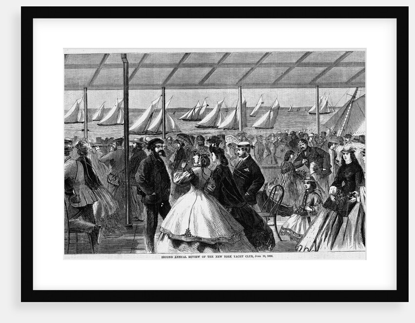 Second Annual Review of the New York Yacht Club, June 19, 1866 by Anonymous