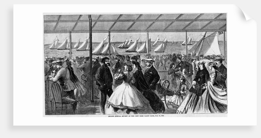 Second Annual Review of the New York Yacht Club, June 19, 1866 by Anonymous