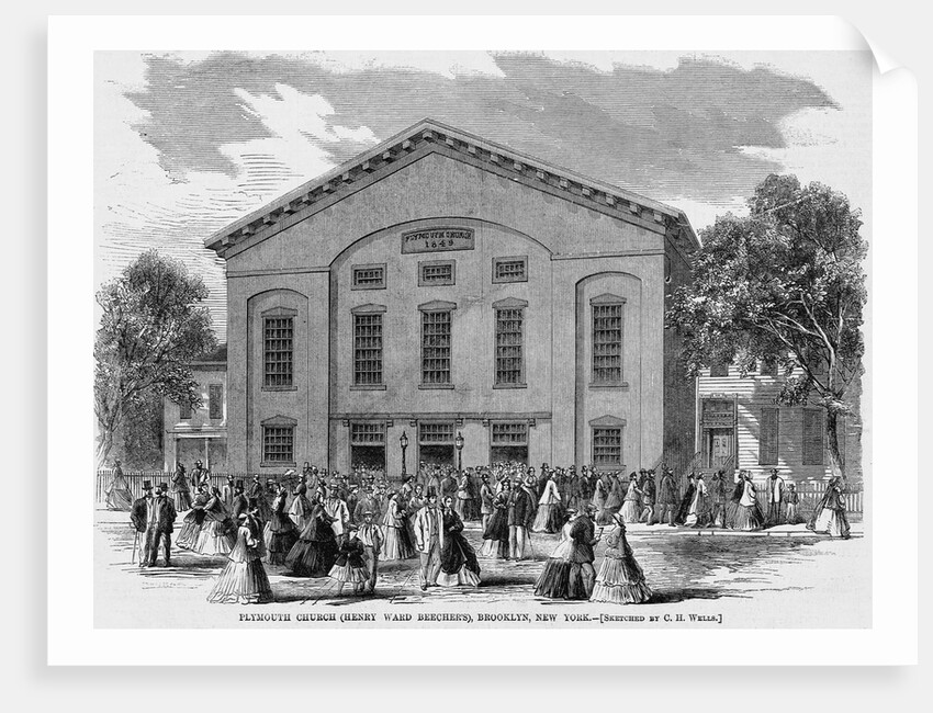 Plymouth Church (Henry Ward Beecher's), Brooklyn, New York by Anonymous