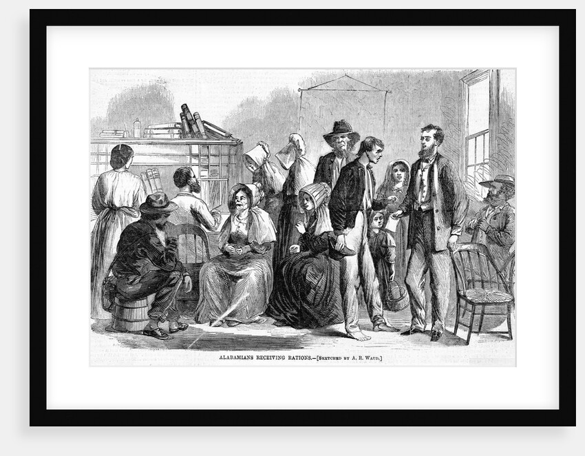 Alabamians Receiving Rations by Anonymous