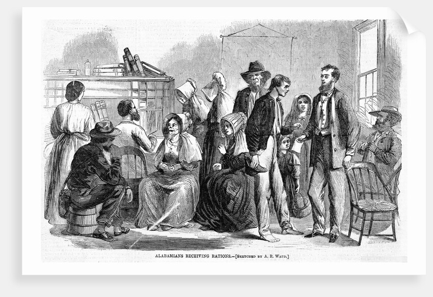 Alabamians Receiving Rations by Anonymous