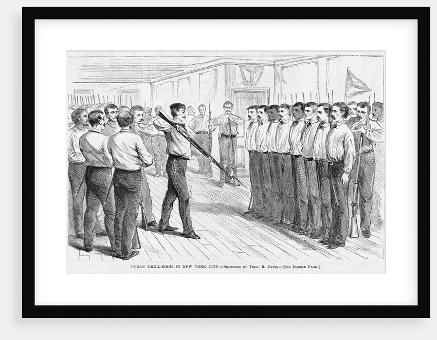 Cuban Drill-room in New York City by Anonymous