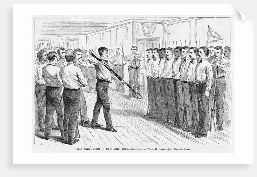 Cuban Drill-room in New York City by Anonymous