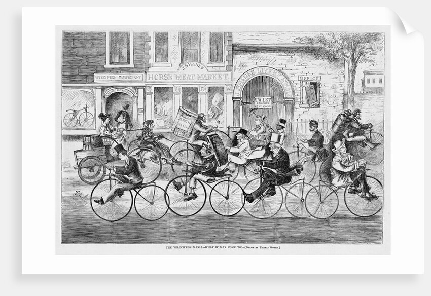 The Velocipede Mania - What it May Come To! by Anonymous