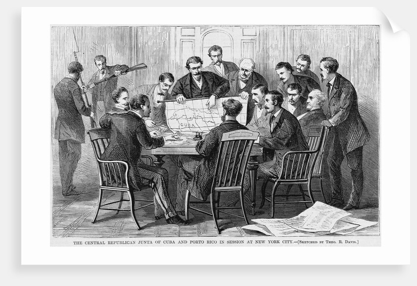 The Central Republican Junta of Cuba and Port Rico in Session at New York City by Anonymous