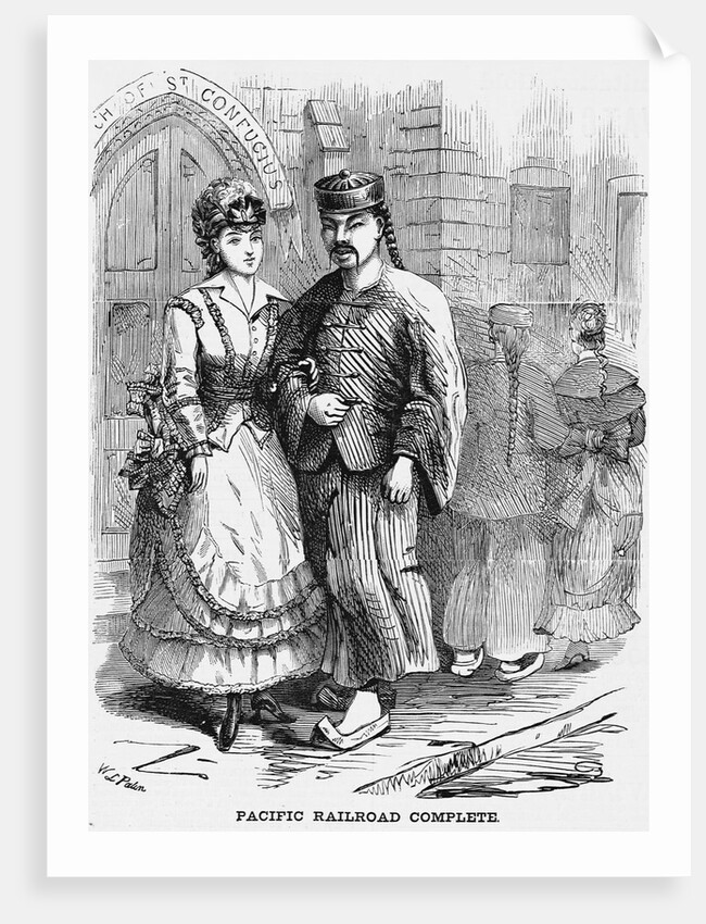 Interracial European and Chinese Marriage by Anonymous