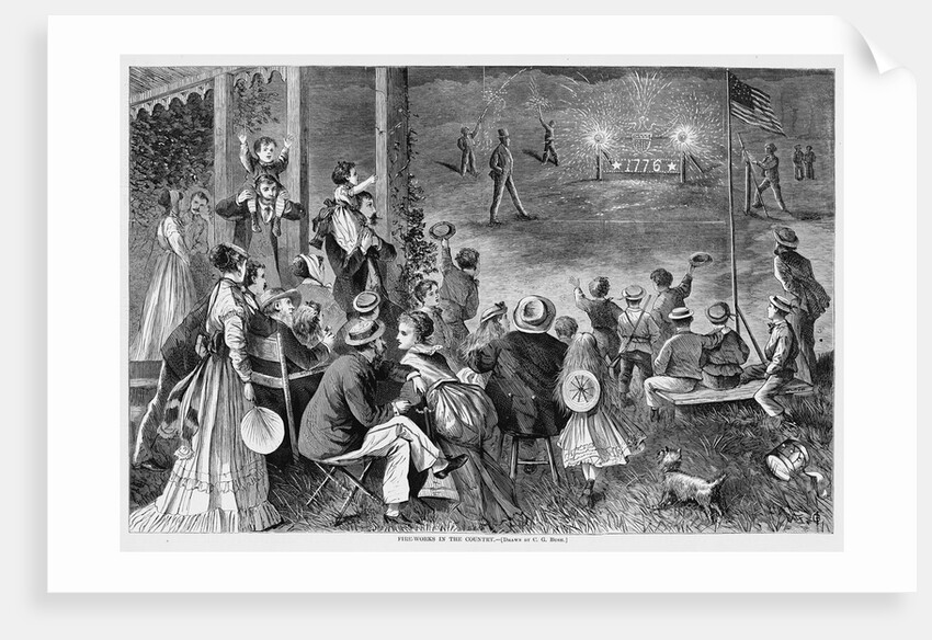 Fire-Works in the Country by Anonymous