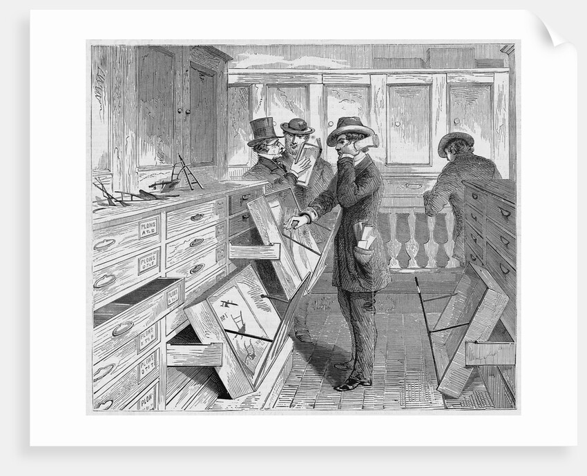 Patent-Office, Washington, D.C. Examiners at Work by Anonymous