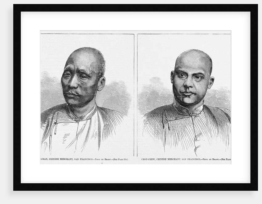 Sing-Man, Chinese Merchant, San Francisco; Chow Chew, Chinese Merchant, San Francisco by Anonymous