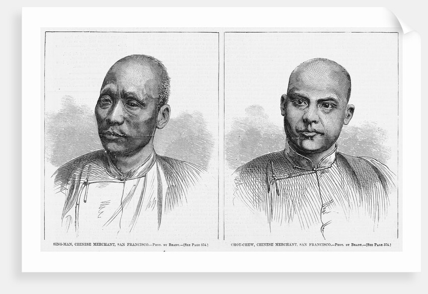 Sing-Man, Chinese Merchant, San Francisco; Chow Chew, Chinese Merchant, San Francisco by Anonymous