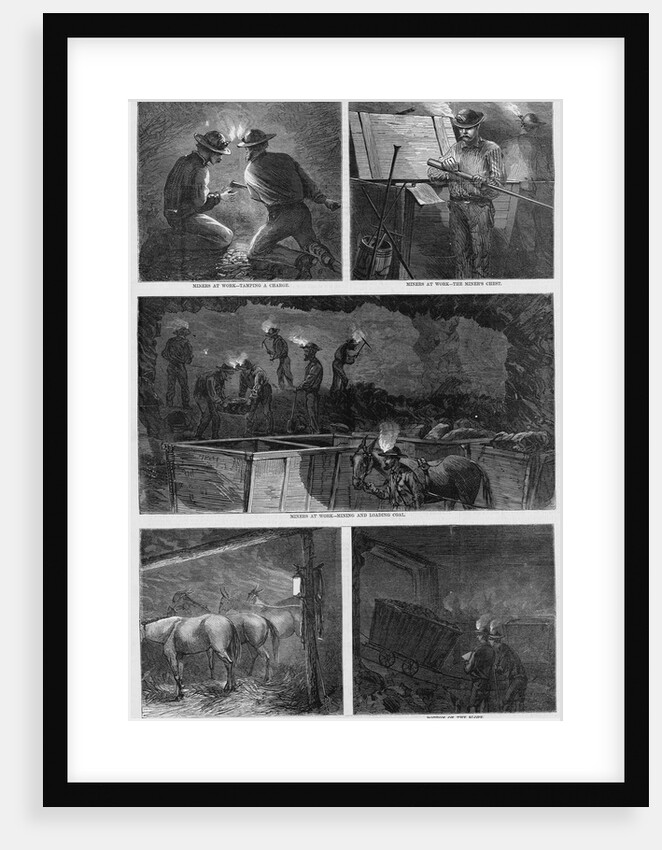 The Coal Mines of Pennsylvania - Mining the Coal by Anonymous