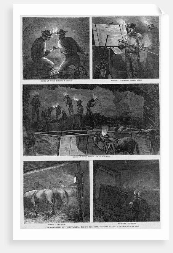 The Coal Mines of Pennsylvania - Mining the Coal by Anonymous