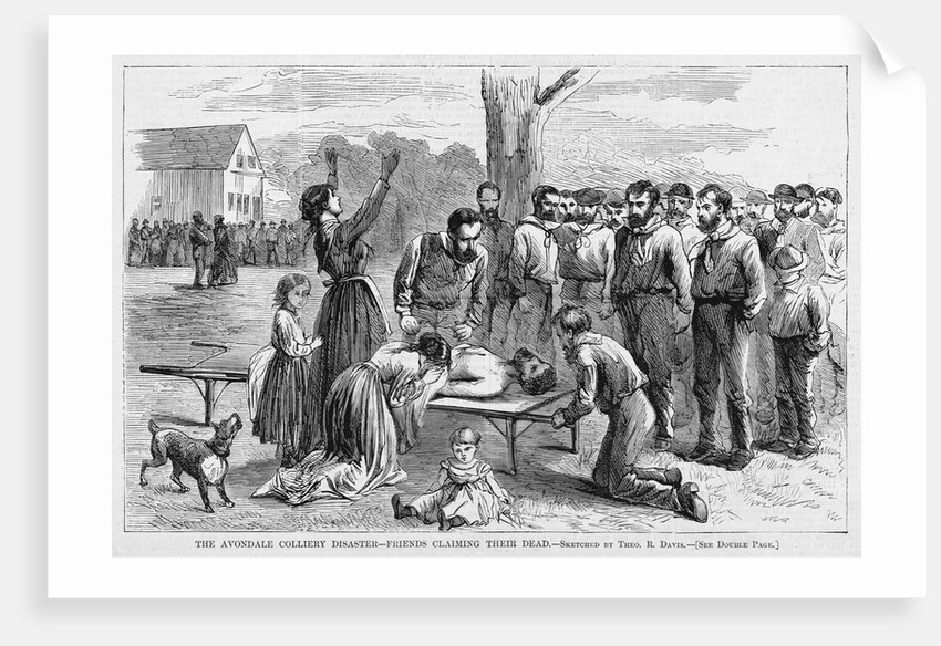 The Avondale Colliery Disaster - Friends Claiming Their Dead by Anonymous