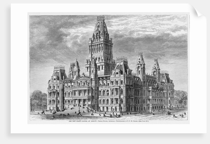 The New State Capitol at Albany by Anonymous
