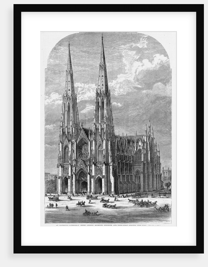 St. Patrick's Cathedral, Fifth Avenue, Between Fiftieth and Fifty-First Streets, New York by Anonymous