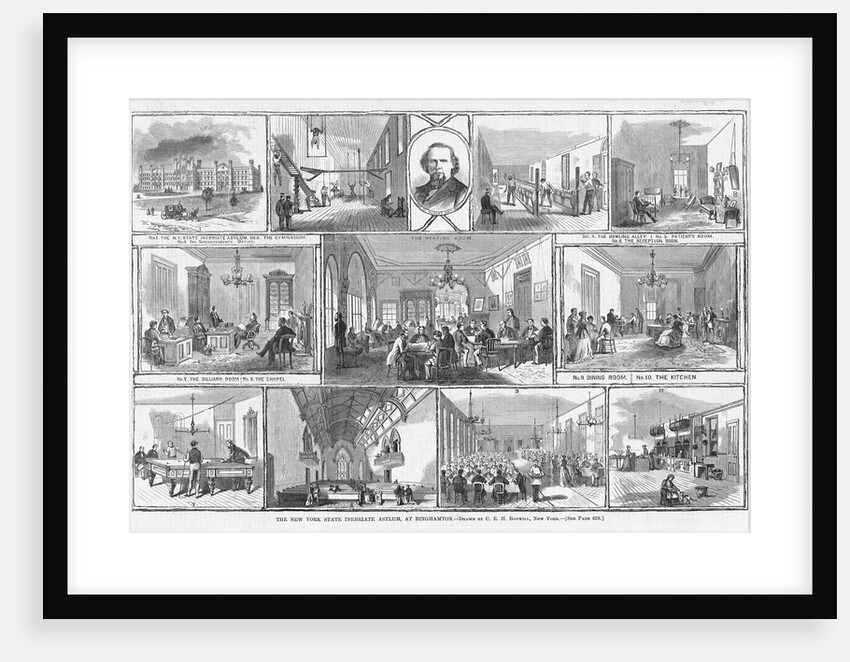 The New York State Inebriate Asylum, at Binghamton by Anonymous