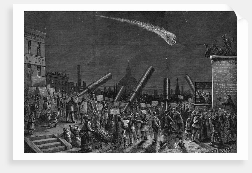 The new comet - a phenomenon now visible in all part of the United States by Anonymous