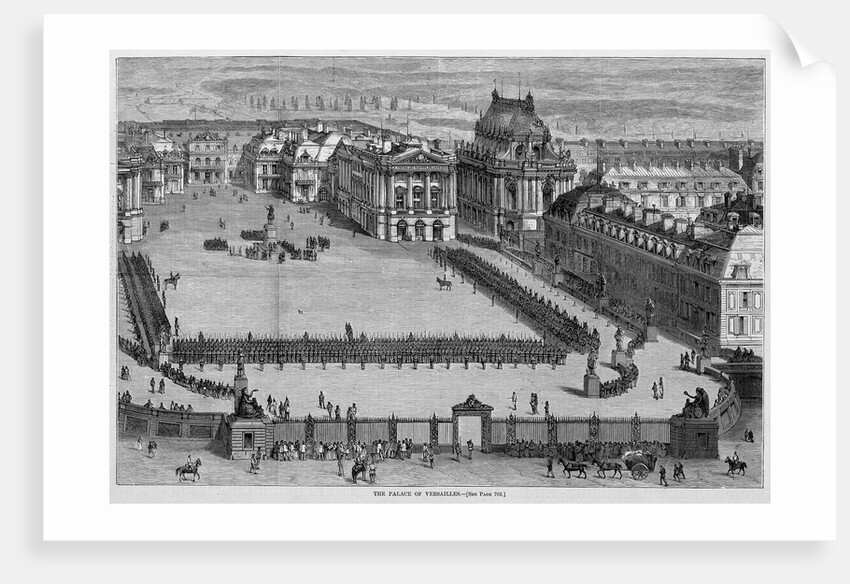 The palace of Versailles by Anonymous