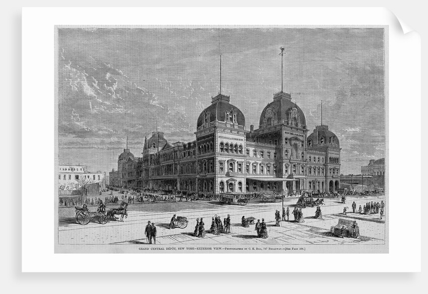 Grand Central Depot, New York, Exterior View by Anonymous
