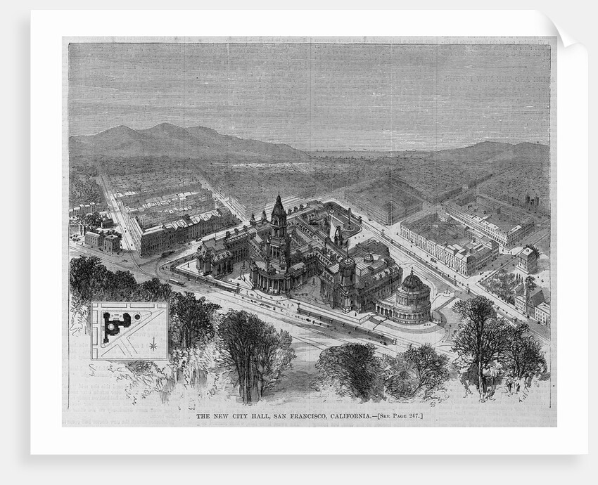 The New City Hall, San Francisco, California by Anonymous