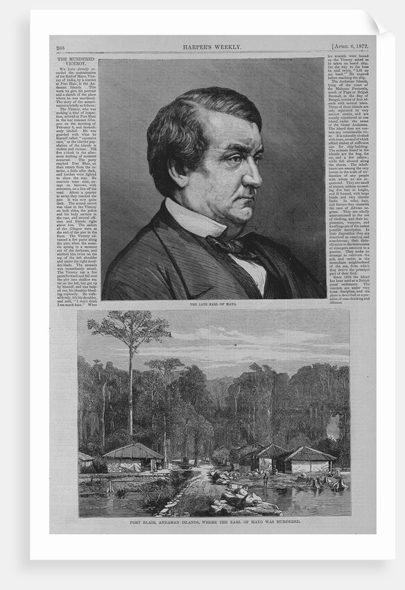 The Late Earl of Mayo. Port Blair, Andaman Islands, Where the Earl of Mayo Was Murdered by Anonymous