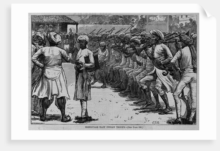 Irregular East Indian Troops by Anonymous