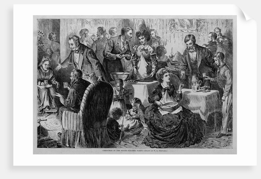 Christmas in the south - egg-nog party by W. L. Sheppard